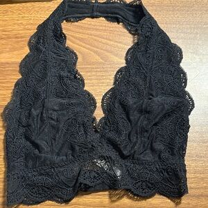 Black Lace halter Bralette